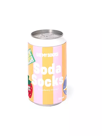 EAT MY SOCKS | Socken 36-45 SODA STRAWBERRY rosa | 